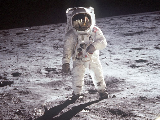 man on the moon man walking on the moon